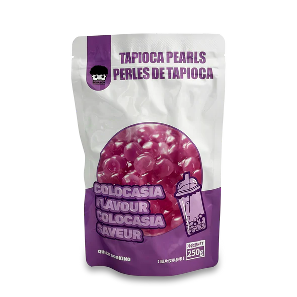 Boba Boy Tapioca Pearls Flavor Colocasia Taro (250g)